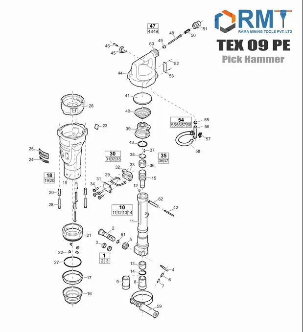 TEX 09 PE - Pick Hammer
